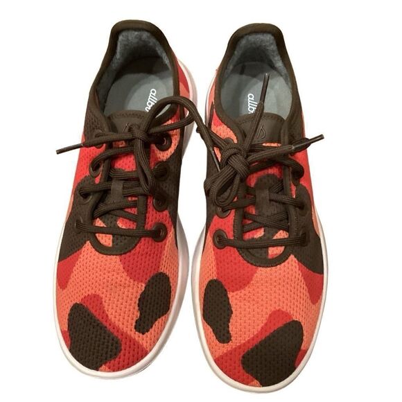NEW Men’s Allbirds Tree Runner Bloom Coral/ Calm Taupe Sz 8 - Picture 4 of 14